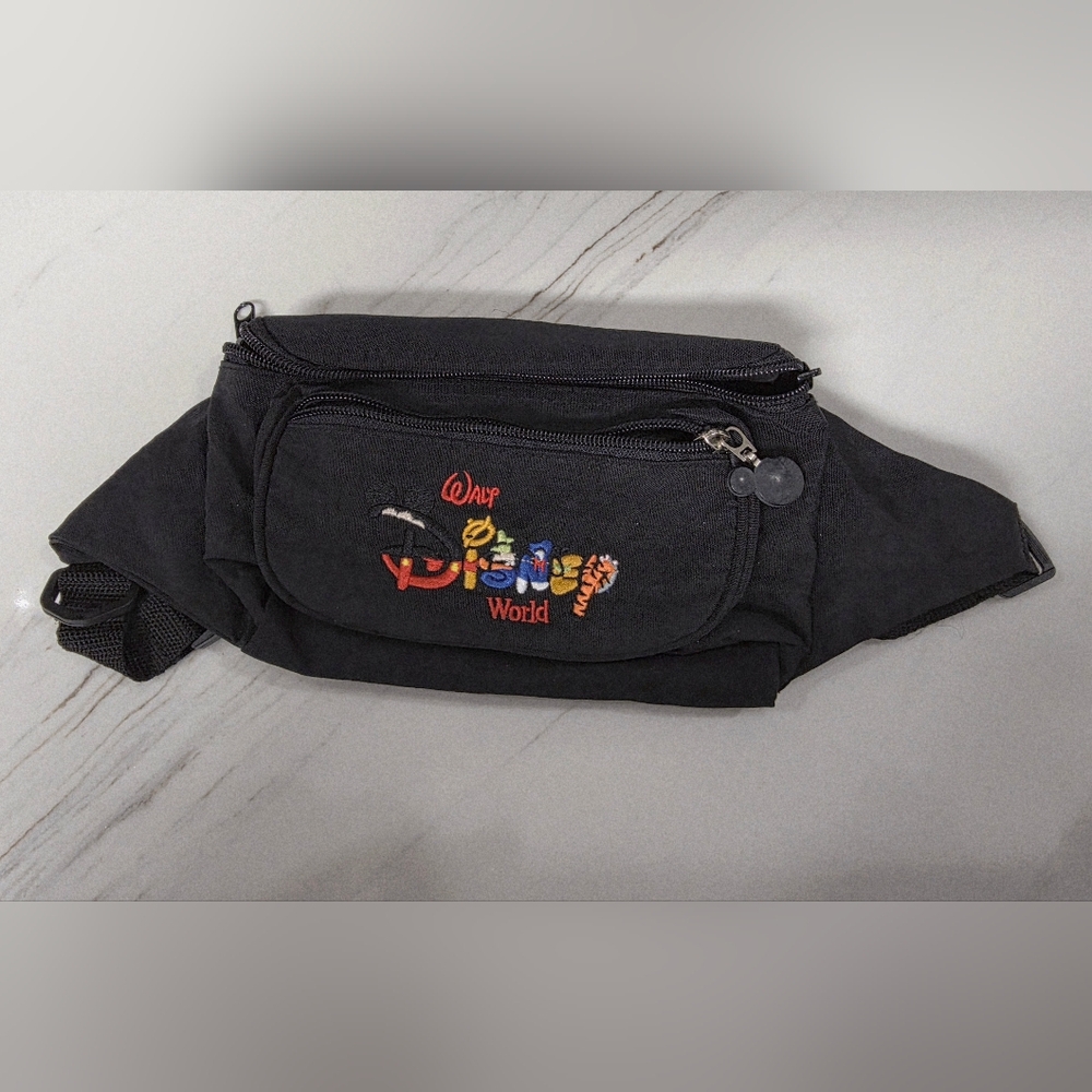 Disney World Black Waist Bag